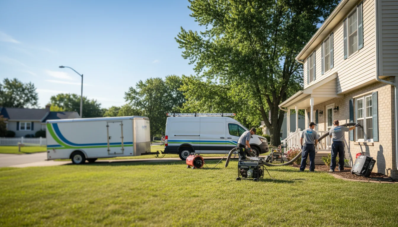 Flooded Basement Restoration And Cleanup With Repair in Conover, WI near me